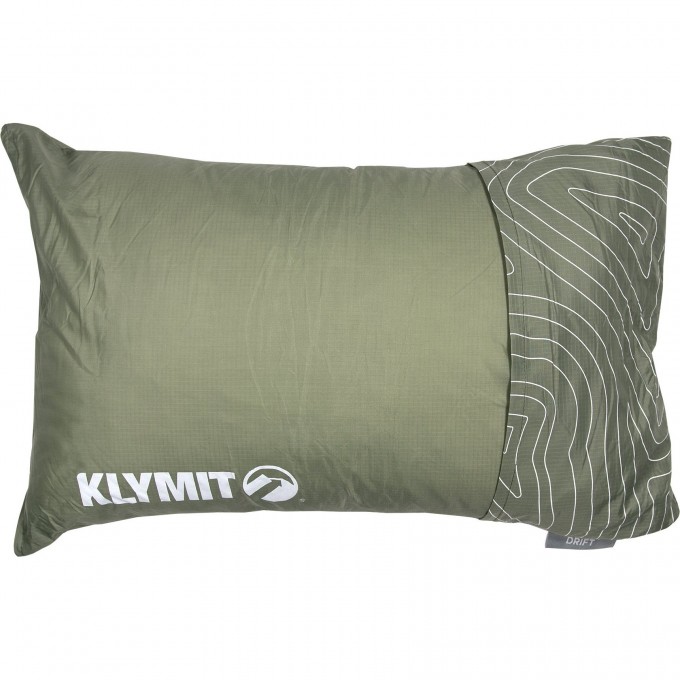 Надувная подушка KLYMIT DRIFT CAMP PILLOW REGULAR Зеленая 12DRGR01C